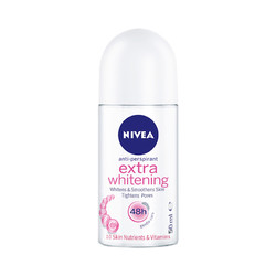 NIVEA 妮维雅 止汗爽身走珠乳液-亮白系列50ml *10件