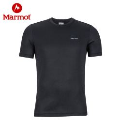 Marmot/土拨鼠男士户外透气速干吸汗短袖T恤