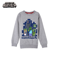 我的世界Minecraft 正版周边 黑夜暴徒组卫衣 苦力怕儿童卫衣 圆领套头长袖上衣   1369006  160cm