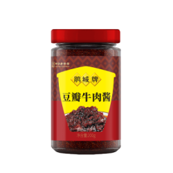 (郫县豆瓣酱)鹃城牌香菇牛肉酱200g *5件