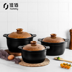 佳佰 古铜盖砂锅 3500ml +凑单品