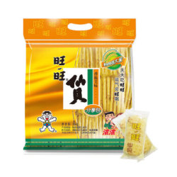 旺旺 仙贝 零食 膨化食品 饼干糕点 原味 258g