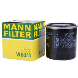 MANNFILTER 曼牌滤清器 W68/3 机油滤清器 丰田适用
