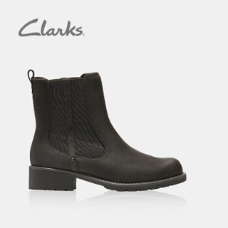 Clarks Orinoco Hot 261381734 复古英伦短靴女 灰色毛绒内里 39(UK5.5)