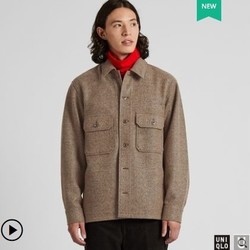 UNIQLO 优衣库 设计师合作款 419542 摇粒绒衬衫式夹克