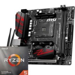 微星(MSI)B450I GAMING PLUS AC 电竞板主板 +AMD 锐龙5 3500X CPU 板U套装/主板CPU套装