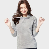 lativ 诚衣 43459 女款摇粒绒连帽长袖上衣