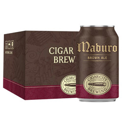 雪茄城 （CIGAR CITY） 马杜罗棕色艾尔啤酒355ml*6听 美国进口 精酿啤酒