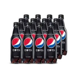 PEPSI 百事可乐 无糖碳酸饮料PET 500ml*12瓶 *2件