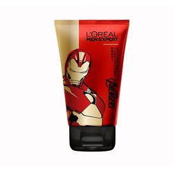 L'OREAL 欧莱雅 男士火山岩控油清痘洁面膏100ml 漫威限量版 *3件