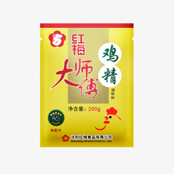 红梅 鸡精 大师傅 炒菜煲汤 调味料200g