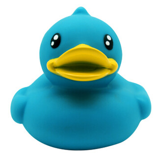 B.Duck Baby小黄鸭 蓝色 发光浮水鸭 沙滩玩具 婴儿浴室洗澡戏水玩具 *2件
