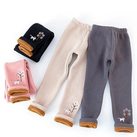 倪小宝 儿童羊羔绒保暖棉裤