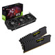  COLORFUL 七彩虹 iGame GTX2070 SUPER Ultra OC V2显卡 搭 海盗船16G DDR4 3000内存　