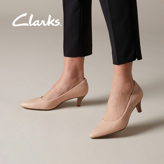 Clarks 其乐 女鞋 Linvale Jerica尖头细高跟女单鞋 黑色 40