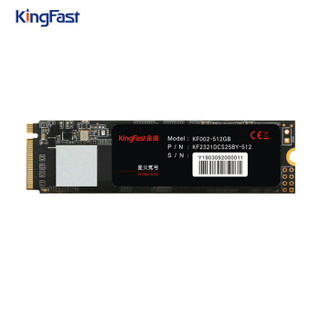 KingFast 金速 512GB SSD固态硬盘 M.2接口(NVMe协议) KF002系列 PCIE3.0*4