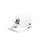New Era MLB Basic NY Yankees 9Forty 男士棒球帽 白色