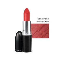 MAC 魅可子弹头口红 #see sheer西柚浅橘粉 3g