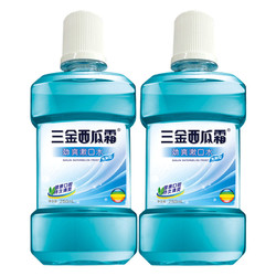 三金 西瓜霜漱口水 250ml*2瓶 送软毛牙刷*6支