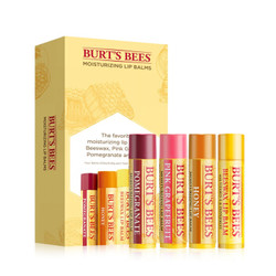 小蜜蜂 Burt'sBees 润唇膏爆款4支装礼盒（蜜蜡+蜂蜜+葡萄柚+番石榴） *3件