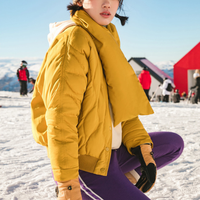 INMAN 茵曼 1884122291 女士短款羽绒服