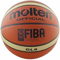 Molten bgl6，篮球球，橙色颜色，尺码6 .