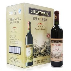 中粮长城（GreatWall）红酒 星级系列 三星赤霞珠干红葡萄酒 整箱装 750ml*6瓶