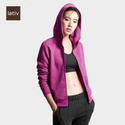 lativ 诚衣 43353 女款连帽运动夹克 女装