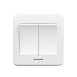 Panasonic 松下 智趣86型 白色开关插座面板 WMZ504 *20件