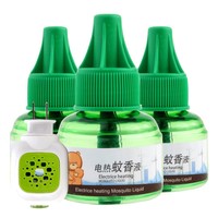 巴比诺 电热蚊香液  3液 1器