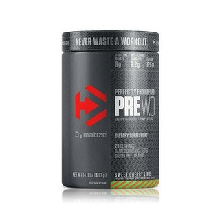 Dymatize 氨基酸咖啡因能量补充剂 樱桃柠檬味 20 份