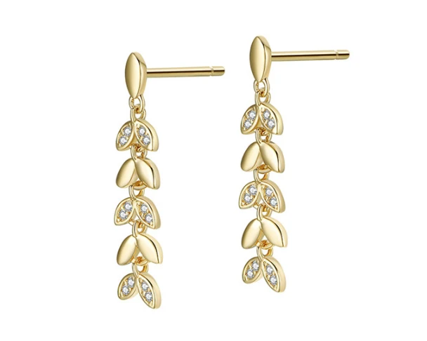 MY FASHION DESIGN 秘趣系列  MYE192212GP 18K包金 金麦穗耳环