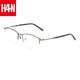 HAN 汉 纯钛近视眼镜框架 49368+1.56非球面防蓝光镜片
