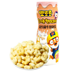 啵乐乐 益生菌牛奶泡 玉米芝士味 60g *4件