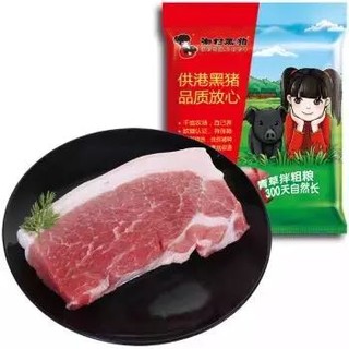 京东PLUS会员：湘村黑猪 猪腿肉 400g *10件