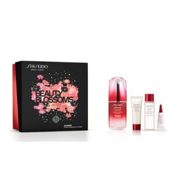 SHISEIDO 资生堂 红妍肌活精华露四件套（红腰子精华 50ml+肌源焕活精粹水 30ml+肌活焕采洁面膏 15ml+眼精华 3ml）