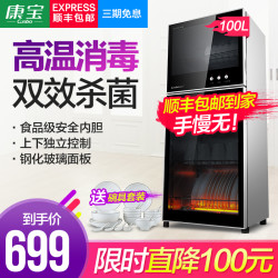 Canbo/康宝XDZ100-A38消毒柜小型家用立式碗筷大容量双门高温餐具