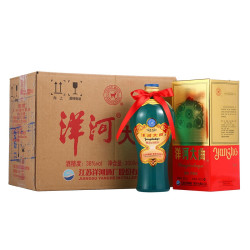 洋河(YangHe)洋河大曲 38度500ml*6整箱装浓香型白酒(新老包装随机发货) *2件
