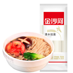 金沙河挂面 清爽 劲道 拌面 炒面 面条 750g *2件