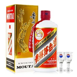 MOUTAI 茅台 飞天茅台 酱香型白酒 43度 500ml