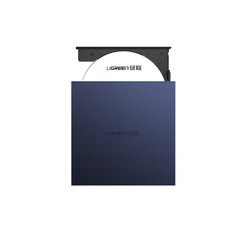 绿联 Type-C外置光驱盘USB-C接台式笔记本电脑刻录机DVD/CD/VCD通用8/CD24倍速 USB款 免装驱动 40576