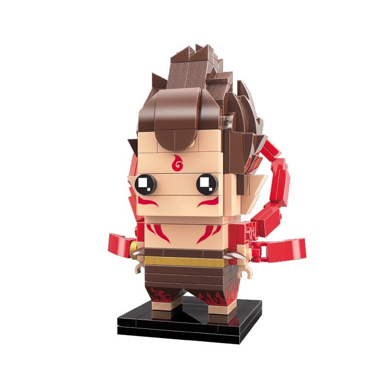 移动专享enlighten启蒙小颗粒方头仔积木哪吒之魔童降世