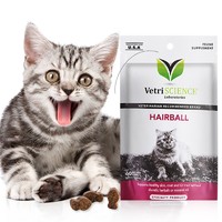 VetriSCIENCE 宠物大师 宠物零食 猫用化毛营养颗粒 60粒