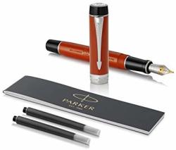 Parker 派克 Duofold Centennial世纪经典系列(大豆腐) 18K F尖 钢笔