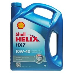 Shell 壳牌 Helix HX7 蓝喜力10W-40 A3/B4 SN级合成机油 4L *5件