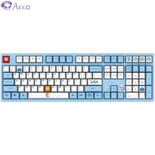 有券的上：AKKO 3108 V2哔哩哔哩 机械键盘 有线键盘 游戏键盘 电竞 108键