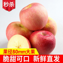 山东烟台富士苹果 新鲜水果 脆甜多汁 5斤装