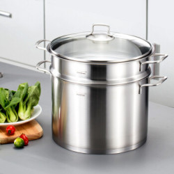 Momscook MT28ST1 不锈钢蒸锅 28cm 9L *3件