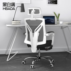 Hbada 黑白调 HDNY115WSJ 北欧简约Y字形靠背座椅