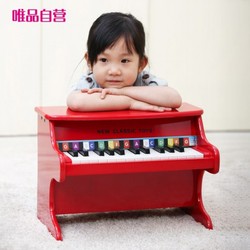 New Classic Toys 儿童玩具乐器电子琴音乐启蒙3岁+ 25键木质钢琴
